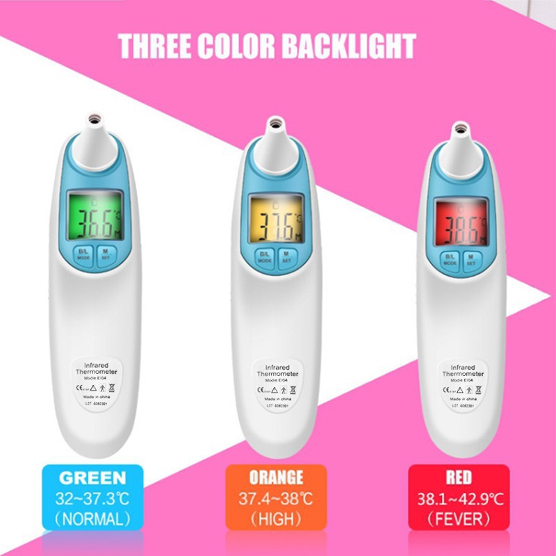 Non Contact Digital Forehead Ear Infrared Thermometer