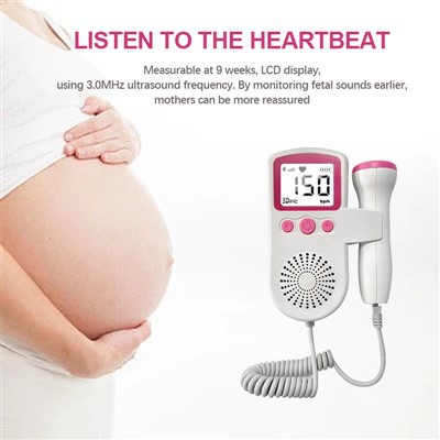Monitor de corazón de bebé Doppler fetal para el embarazo